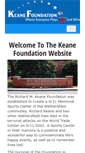 Mobile Screenshot of keanefoundation.org